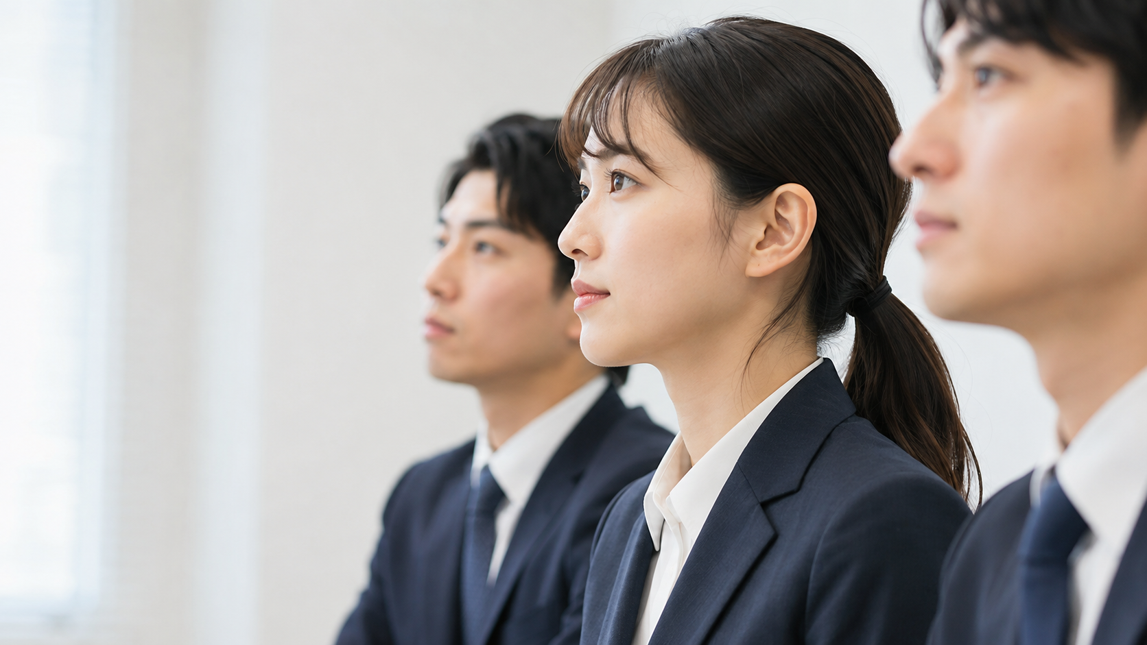 研修に真剣に取り組む新入社員・中途社員